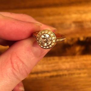 Swarovski Attract Light Round Ring